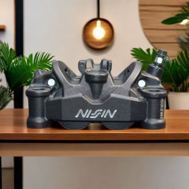 Forged Front Brake Caliper 4 Piston - Kaliper rem asimetris 4-piston 100MM Nissin