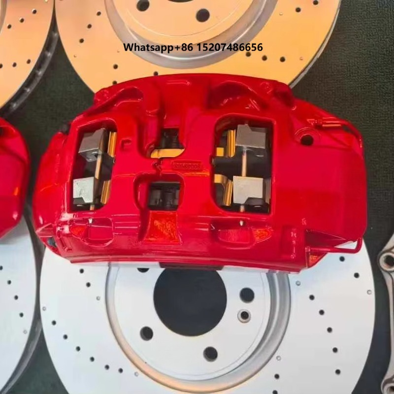 Forged Front Brake Caliper 4 Piston - Upgrade baru: Set Kaliper Rem Cakram