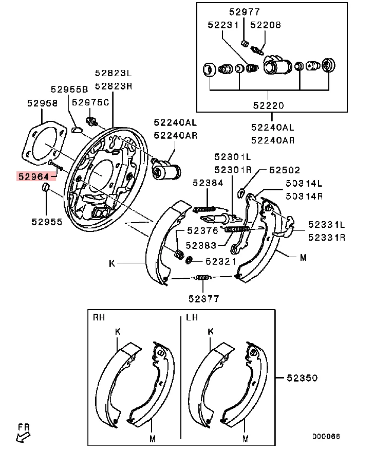 1 Kit untuk 1 Kit Perbaikan Si - Front Rear Brake Caliper Bracket Kit ulasan dan harga